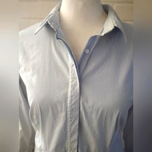 Zara Woman Premium Denim Collection Maxi Shirt Dress